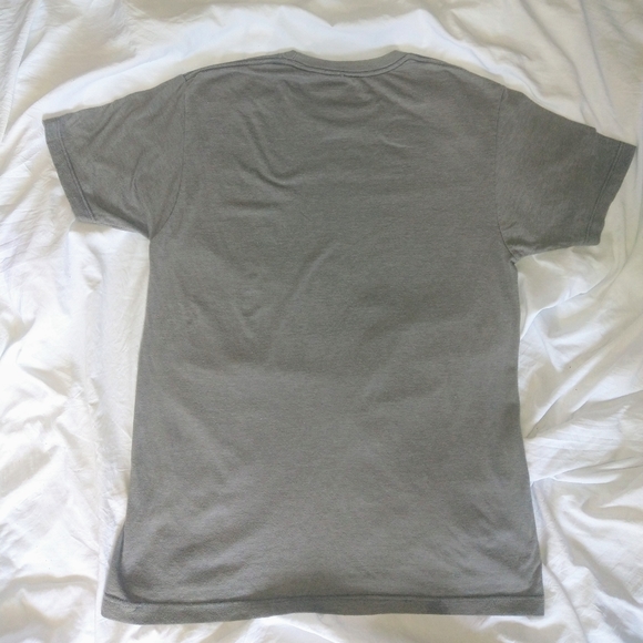 Levis Mens T-Shirt Graphic Strauss & Co Sanforized Denim Gray Size Medium - Picture 3 of 4